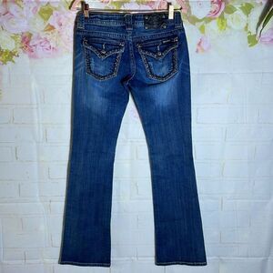Miss Me Women's Boot Cut Jeans - Dark Blue